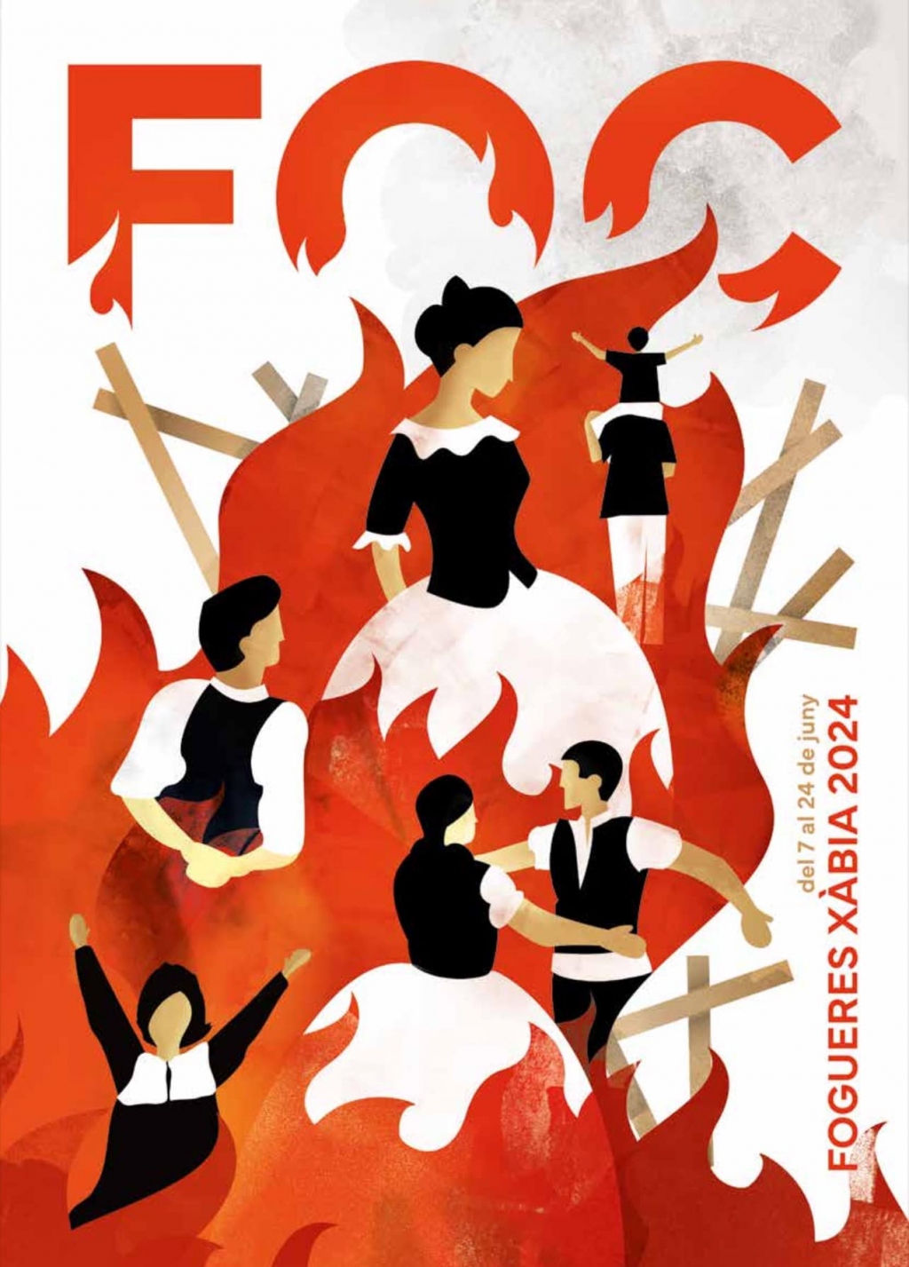 Fiestas in Javea: "Fogueres de Sant Joan" (June 2025)