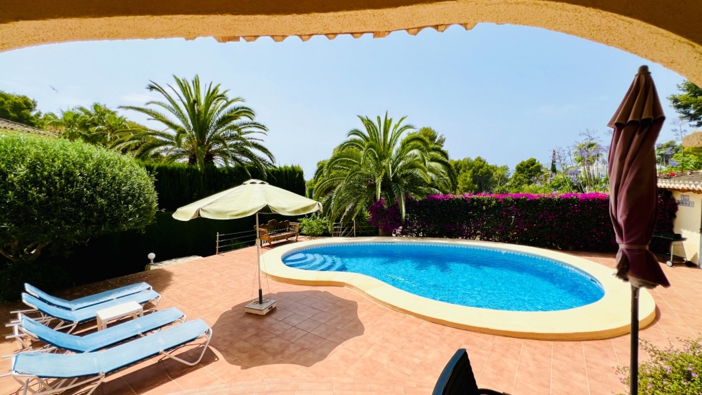 3 bed villa in Moraira