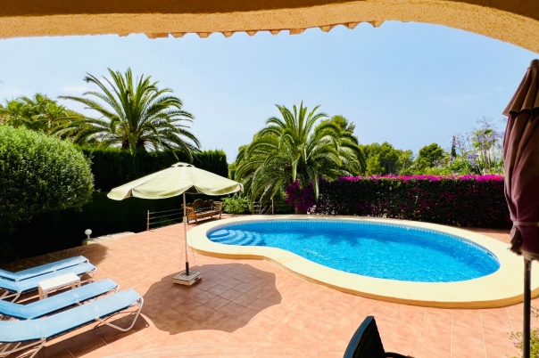 3 bed villa in Moraira