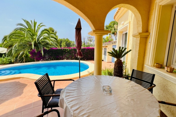 3 bed villa in Moraira