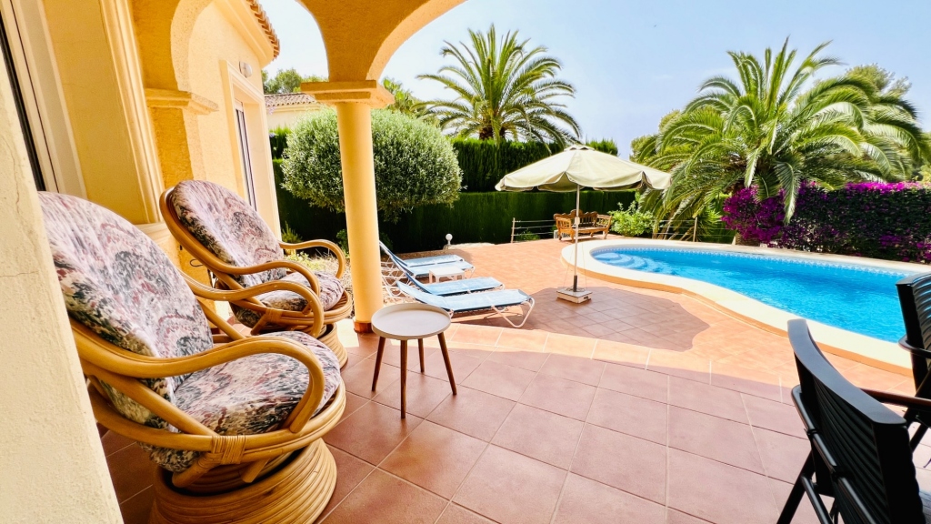 3 bed villa in Moraira