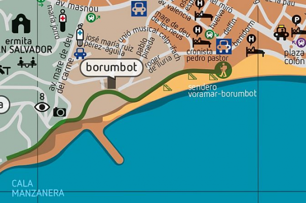 Ruta Voramar Borumbot - Calpe Walks