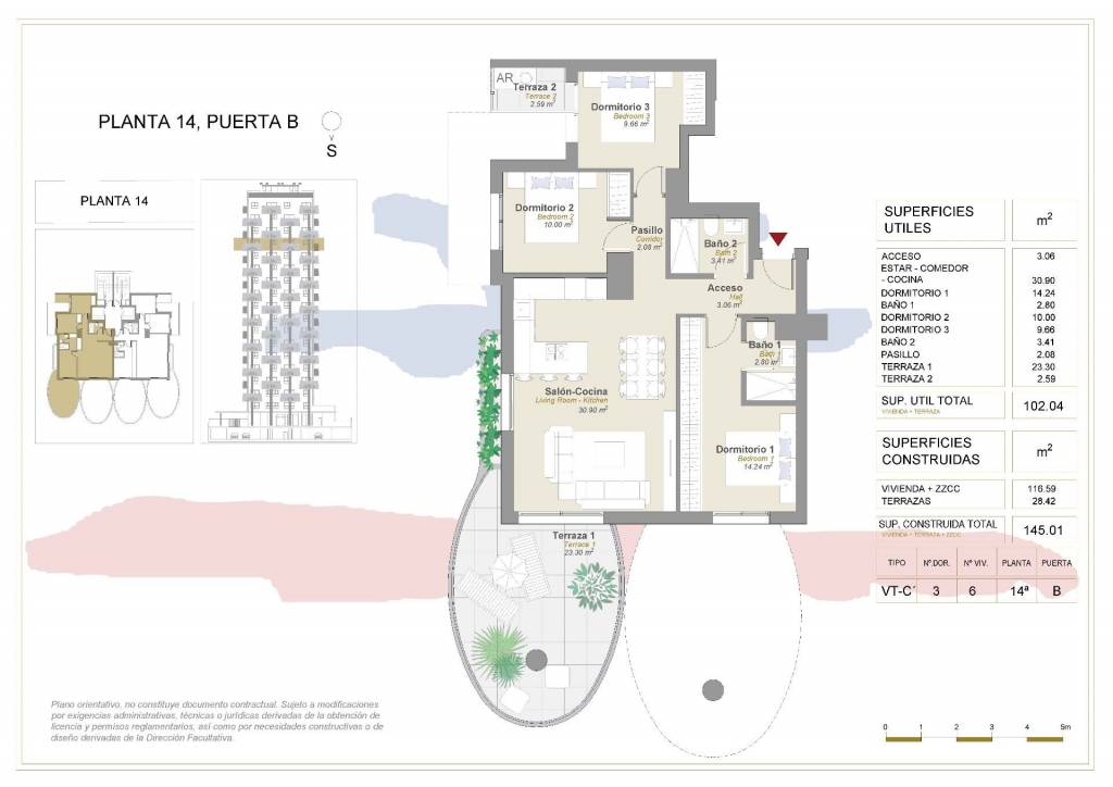 3 bed apartamento in Calpe / Calp