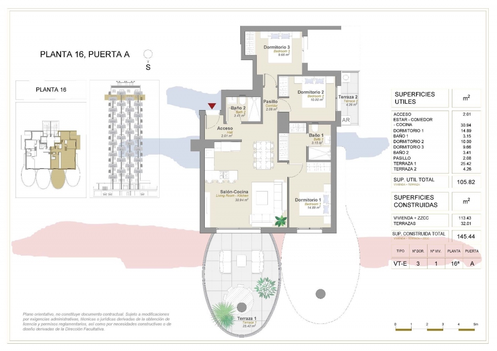 3 bed apartamento in Calpe / Calp
