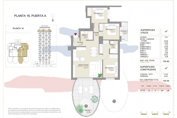 3 bed apartamento in Calpe / Calp