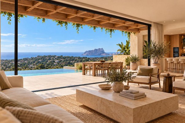 4 bed villas in Moraira
