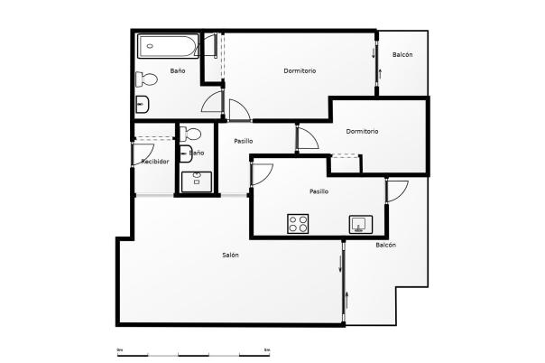 2 bed apartments - flats in Moraira