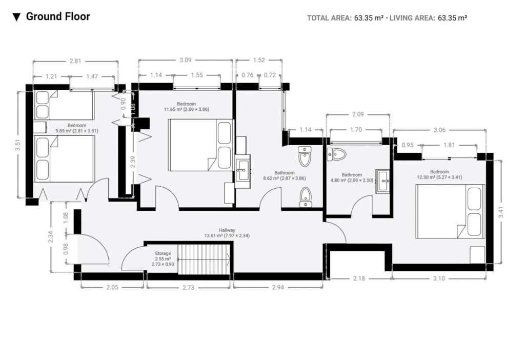 3 bed villa in Benissa