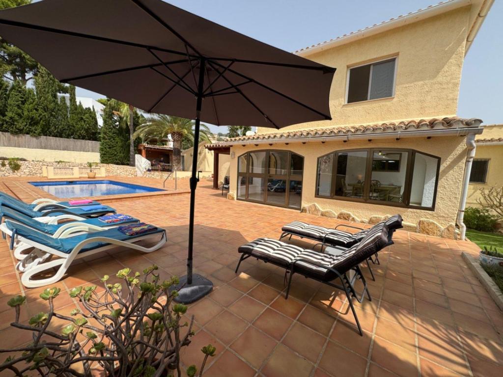 3 bed villa in Moraira