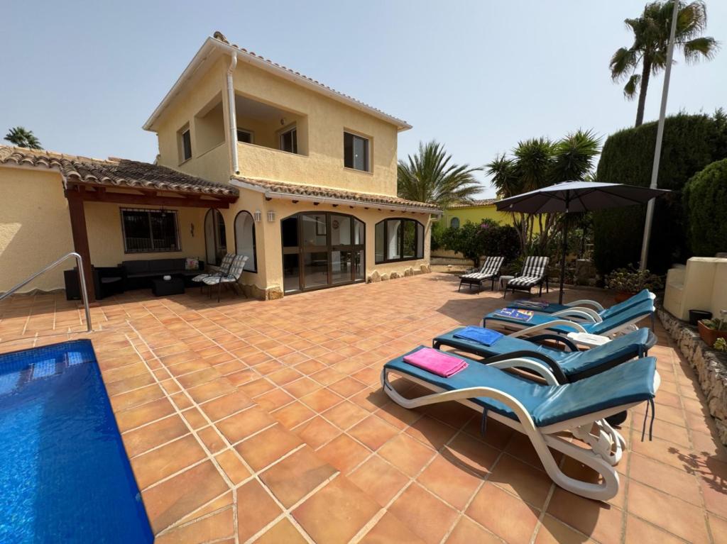 3 bed villa in Moraira