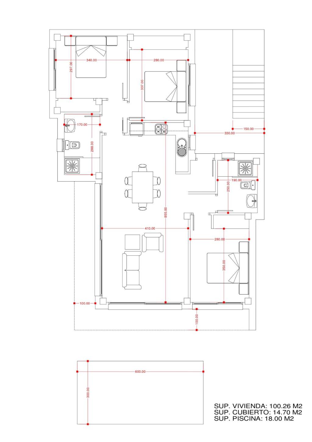 3 bed villa in Pedreguer