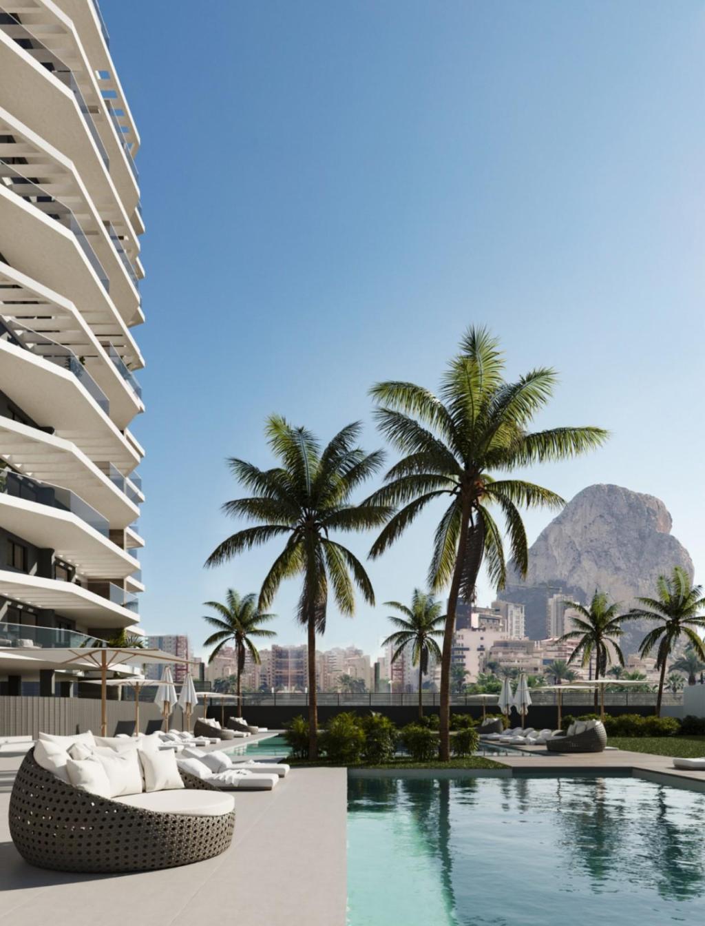 2 bed apartments - flats in Calpe
