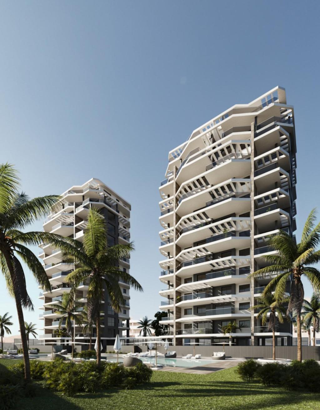 2 bed apartments - flats in Calpe