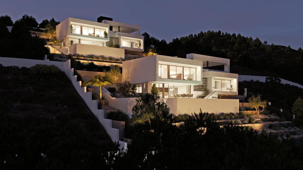 4 bed villas in Altea