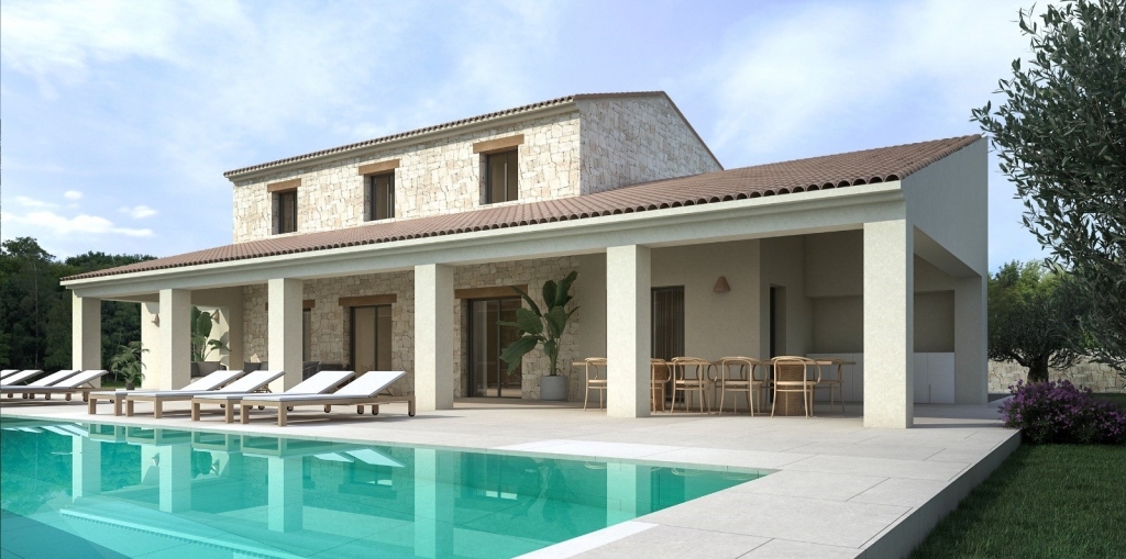 4 bed finca in Moraira