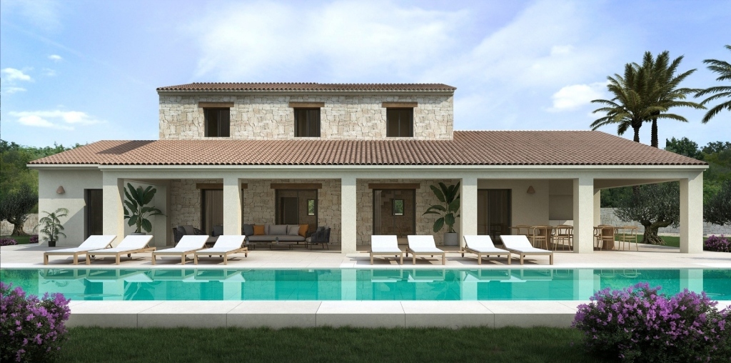 4 bed finca in Moraira