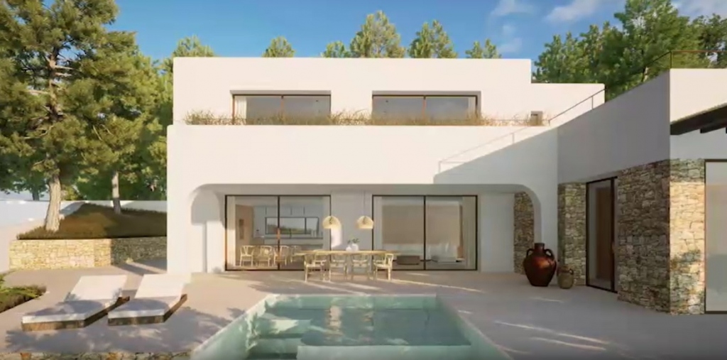 4 bed villa in Moraira
