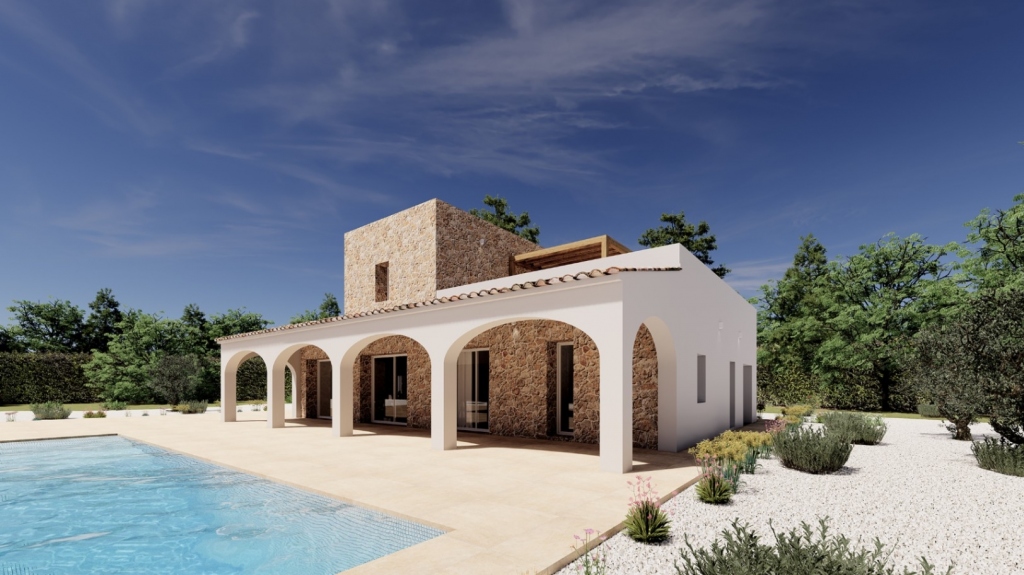 3 bed finca in Benissa