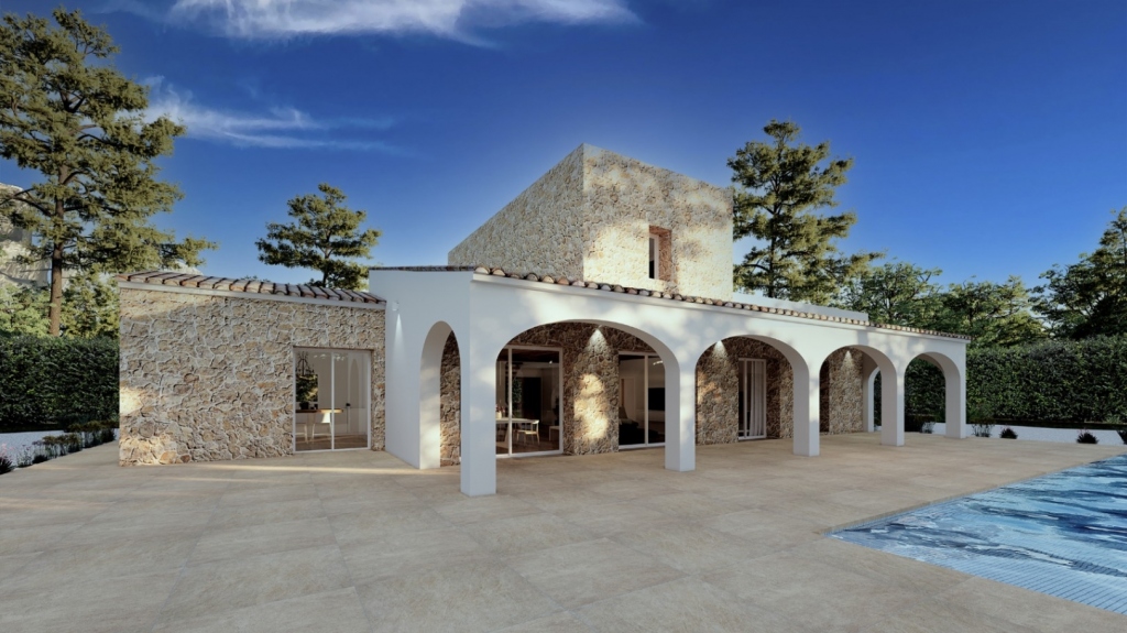 3 bed finca in Benissa