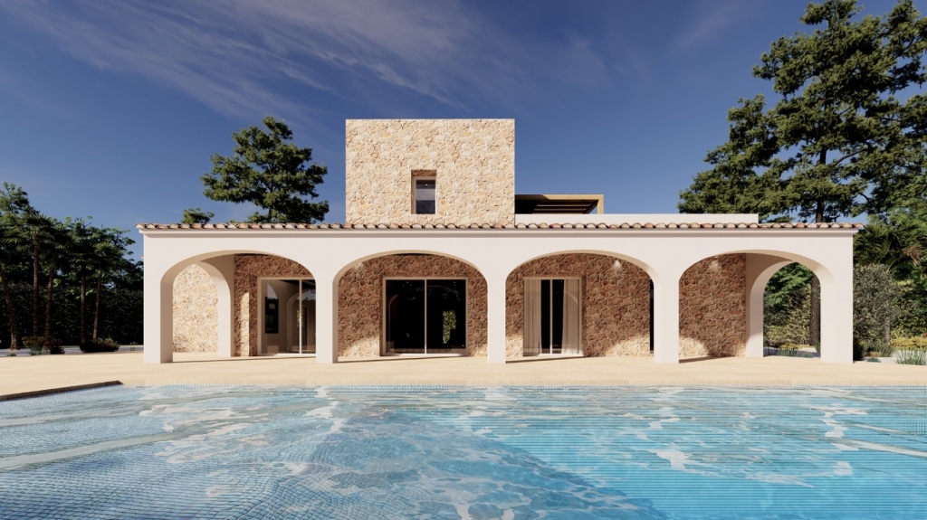 3 bed finca in Benissa