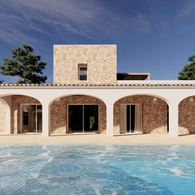 3 bed finca in Benissa