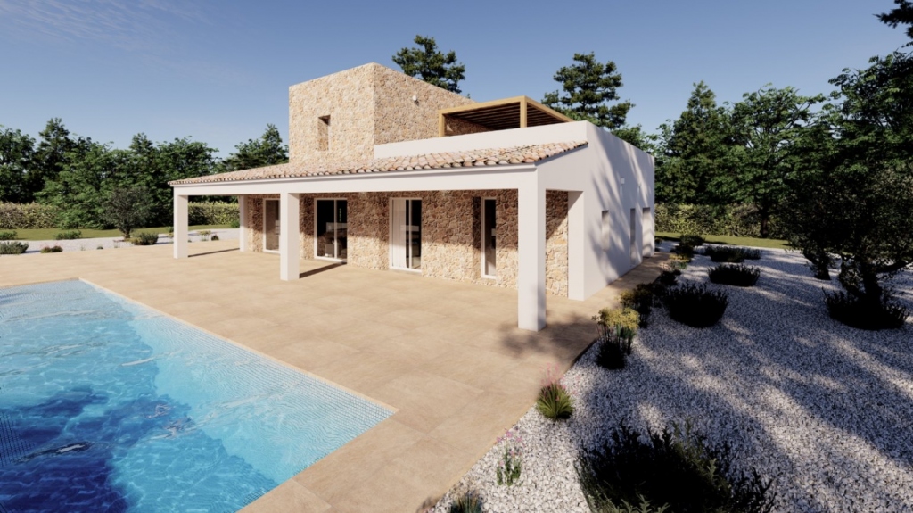 3 bed finca in Benissa