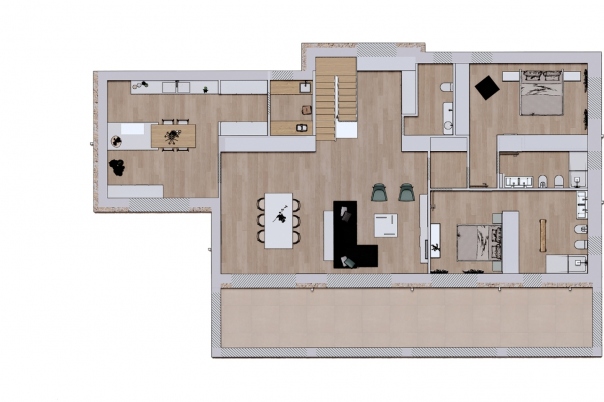 3 bed finca in Benissa