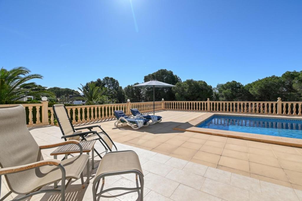 3 bed villa in Moraira