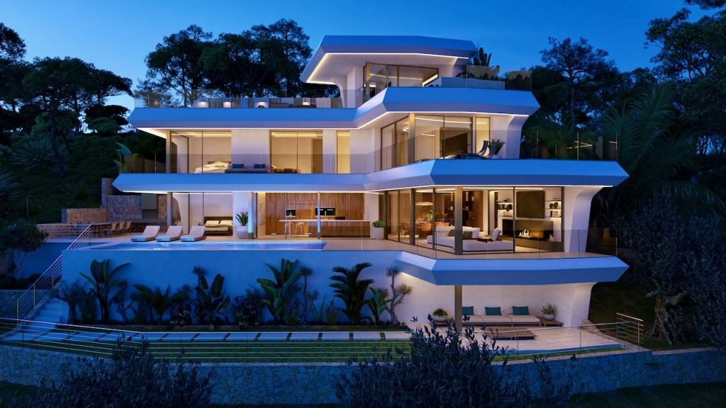 4 bed villas in Altea