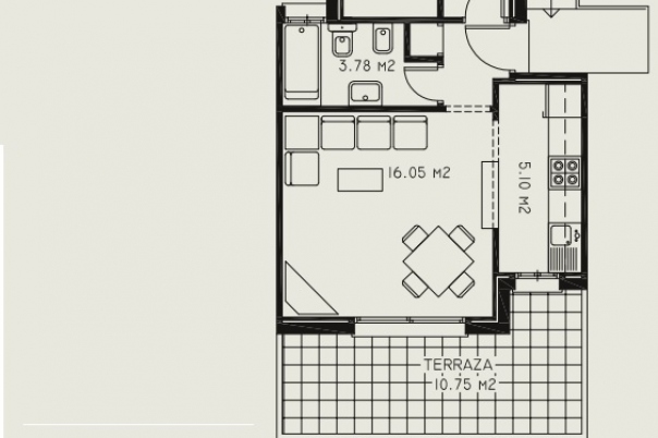 1 bed apartment/flat in Calpe