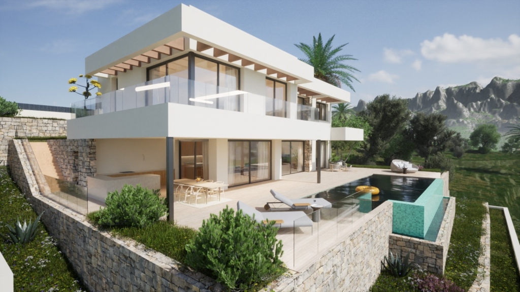 5 bed villa in Moraira