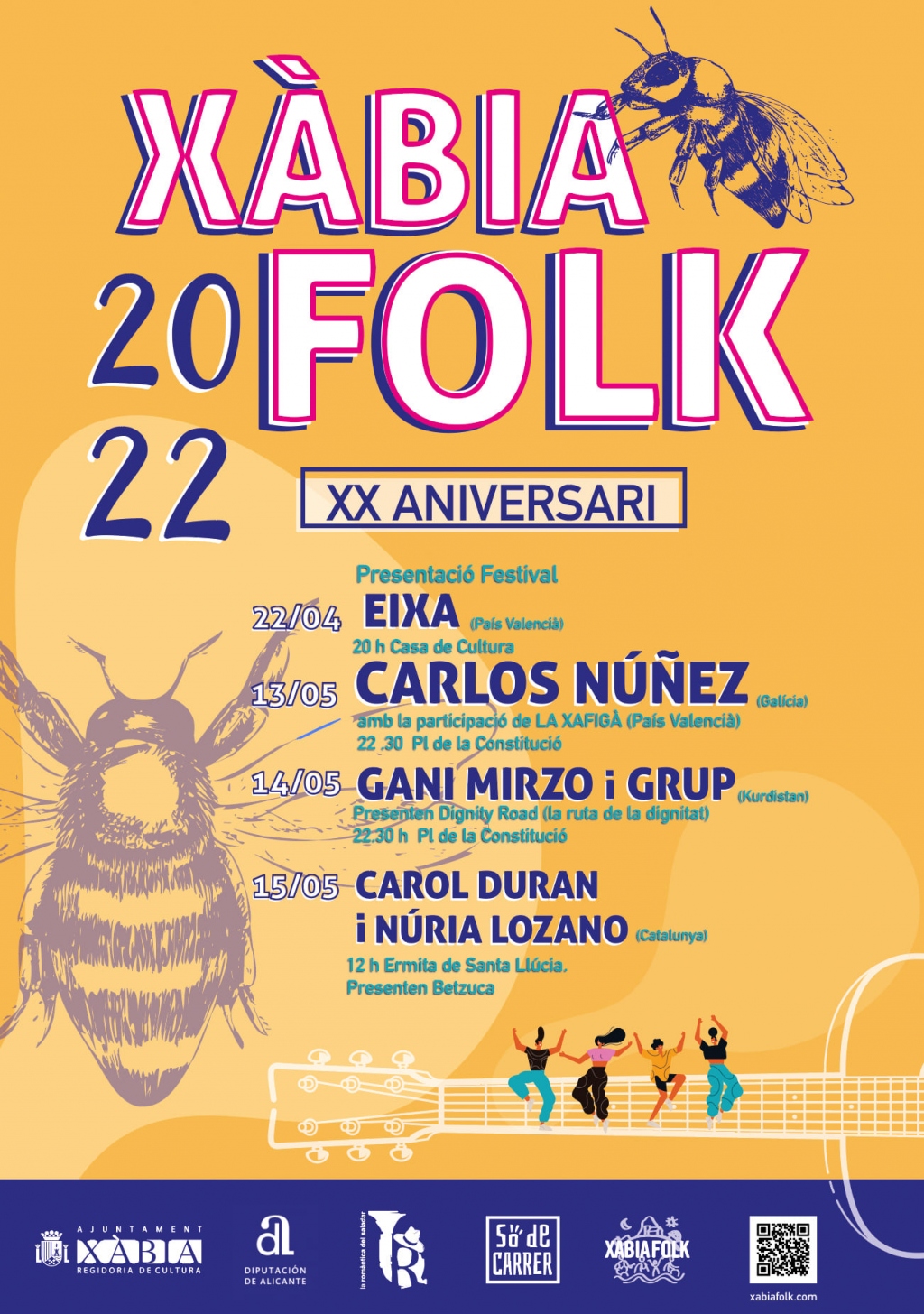 Festivals in Javea: "Xabia Folk" Folk Festival (April / May 2025)