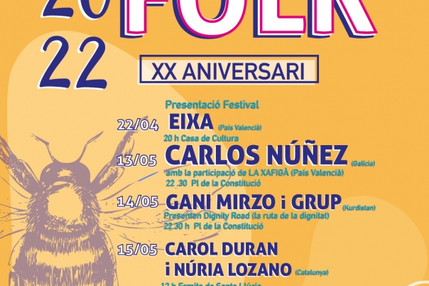 Festivals in Javea: "Xabia Folk" Folk Festival (April / May 2025)