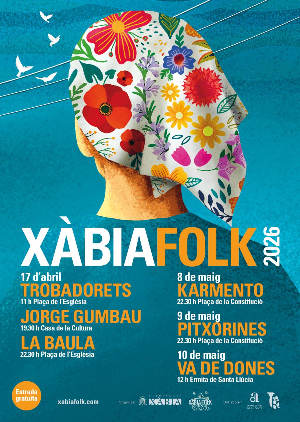 Festivals in Javea: "Xabia Folk" Folk Festival (April / May 2027)