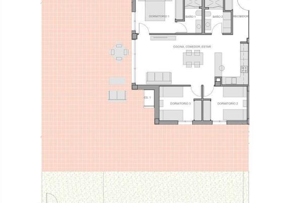 3 bed apartment in Guardamar del Segura