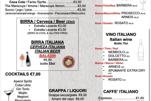 La Civetta de Calpe - Italian Restaurant