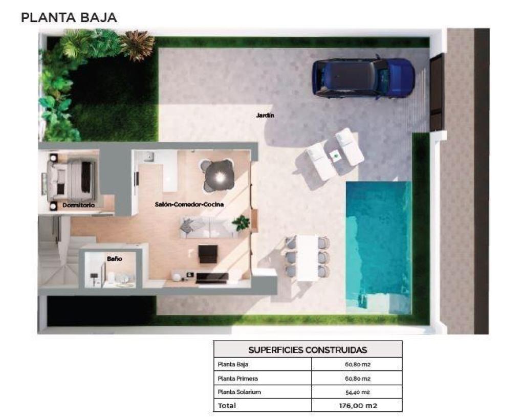 3 bed villa in Orihuela Costa