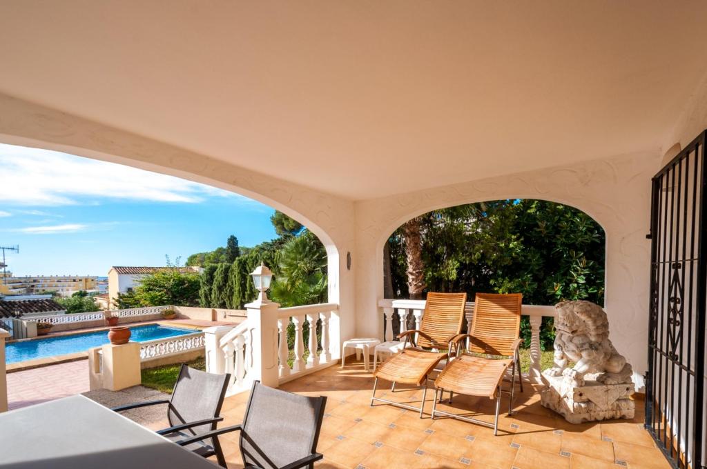 3 bed villa in Moraira