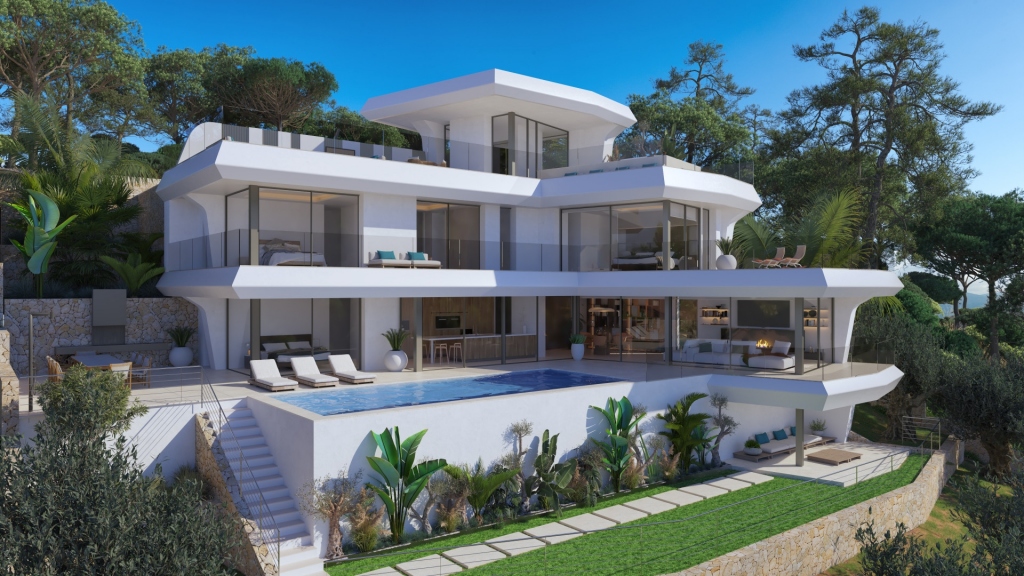 4 bed villa in Altea