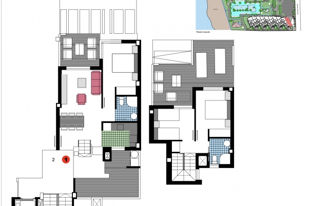 3 bed penthouse in Denia