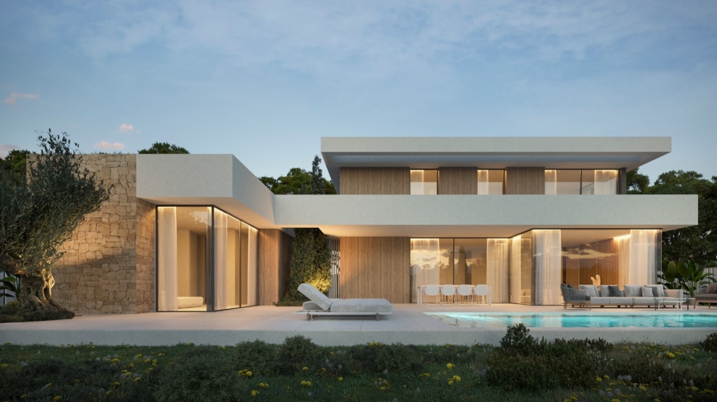 4 bed villa in Moraira