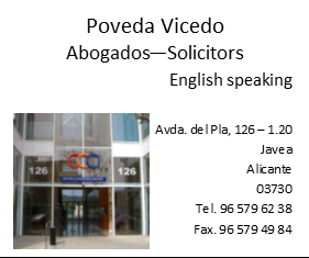 Poveda Vicedo - Abogados & Lawyers Javea
