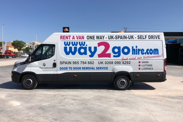 Way2Go Hire - Self Drive One Way Van Hire - Costa Blanca Spain