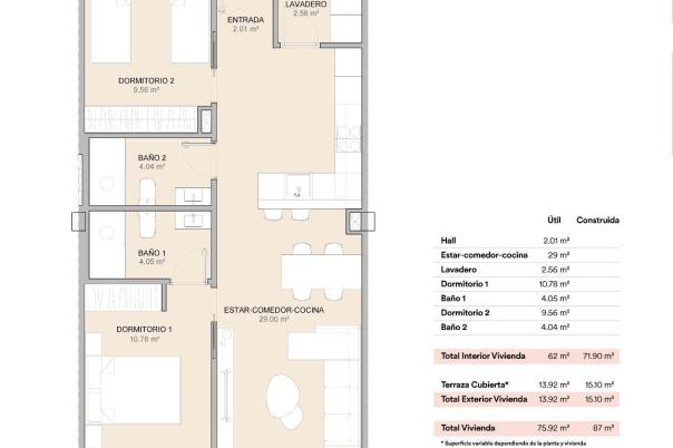 2 bed property in la Nucia