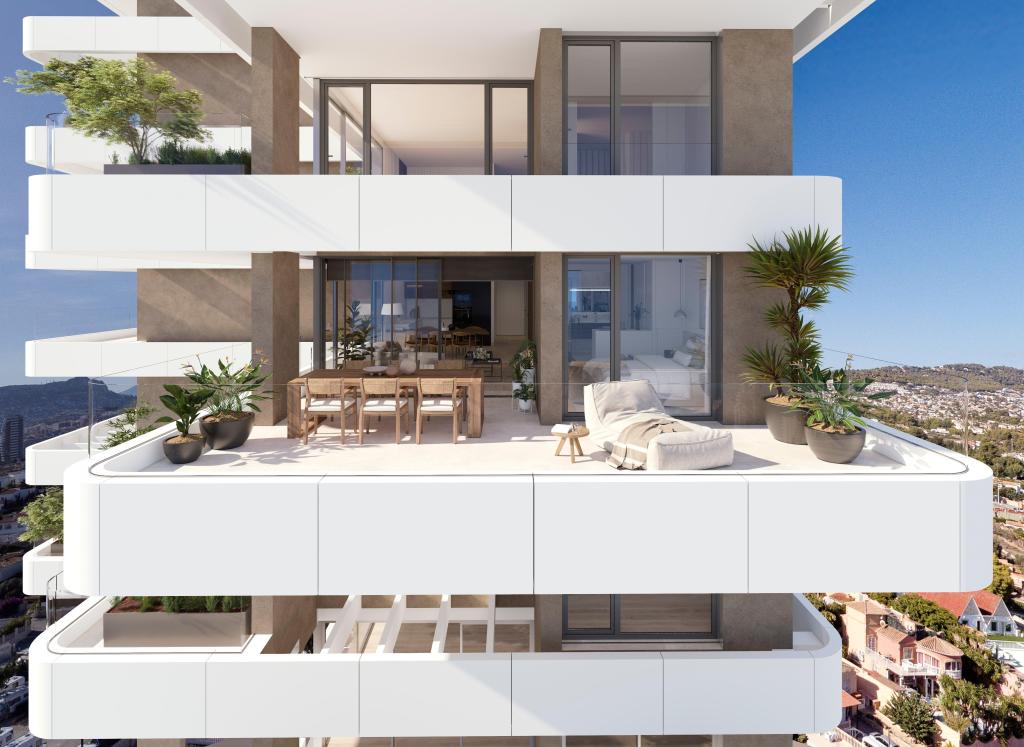 3 bed apartments - flats in Calpe