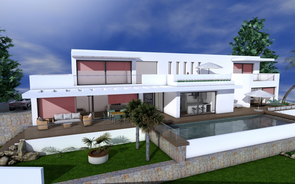 3 bed villa in Moraira