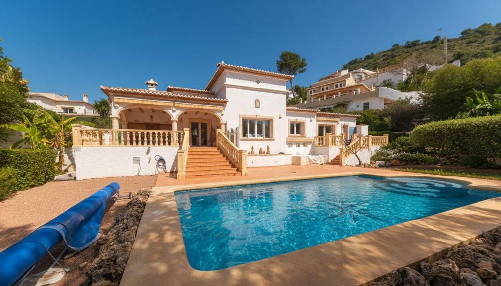 3 bed villa in Moraira