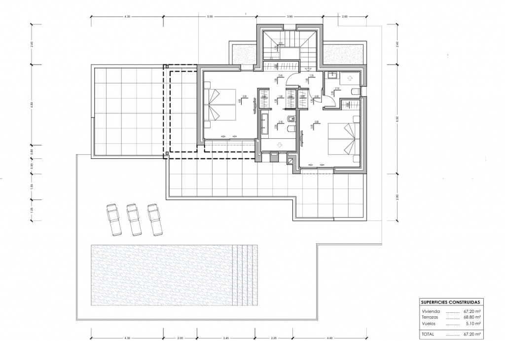 3 bed villa in Calpe