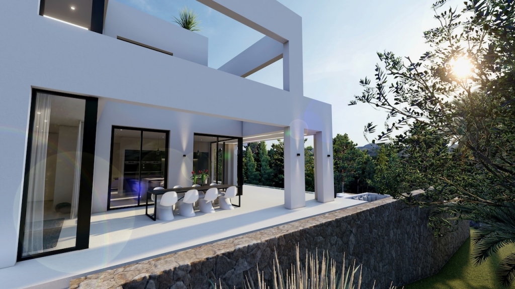 4 bed villas in Benissa