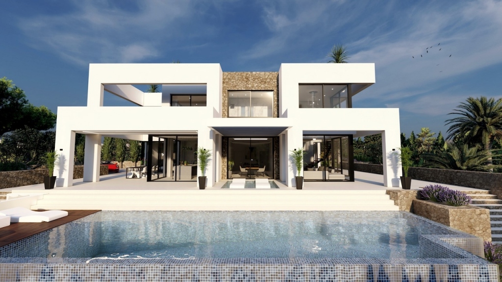 4 bed villas in Benissa
